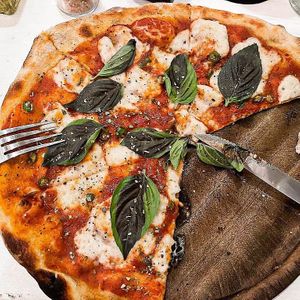 Vegan Margherita  at Locco's Pizza Bar in Koh Phangan