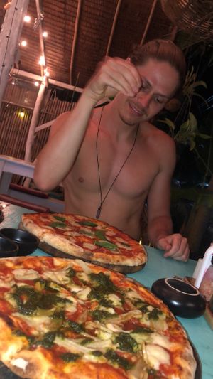   at Locco's Pizza Bar in Koh Phangan