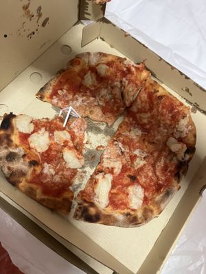 vegan margherita  at Locco's Pizza Bar in Koh Phangan