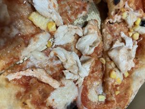 vegan cheese (i liked it)  at Locco's Pizza Bar in Koh Phangan