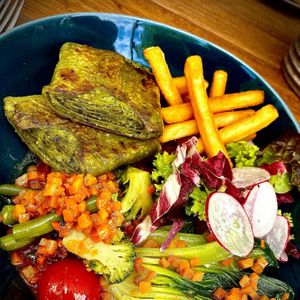 Auf Wunsch veganen Mittagstisch  at Die Säge in Niedereschach