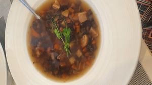 Mushroom soup without cream at Westfalia  in Minsk