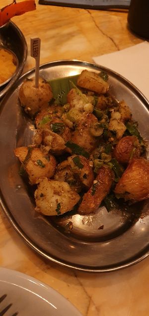 Bombay potatoes at Dishoom in Manchester