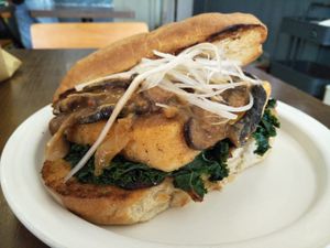 Mapo tofu bao at Baofanji in Kowloon