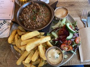 Vegan zoervlejs (‘sour meat’)  at Local in Maastricht