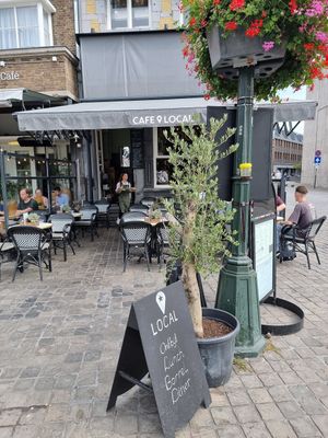 Front terrace at Local in Maastricht