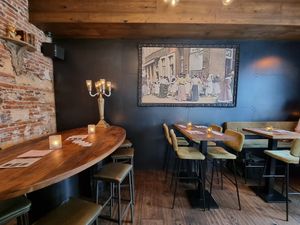 Interior at the back at Local in Maastricht