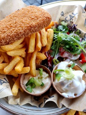 Fish and chips at Local in Maastricht