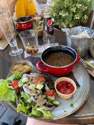 It also came with fries on the side. Those aren’t pictured in the photo. at Local in Maastricht