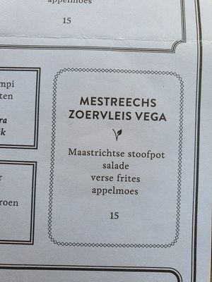 Vegan stew, zoervleis at Local in Maastricht