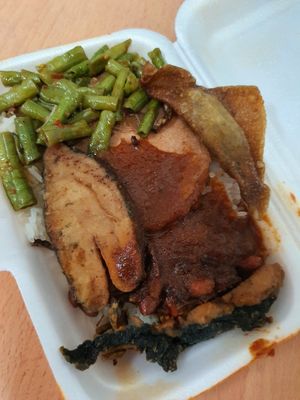 妳 Nice yummy Nasi Lemak ~ 10/12/2020 Circuit Breaker Period Phase 2 at Tian Ci Vegetarian 天慈素食 in East Singapore