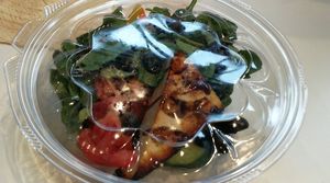 Tofu salad at Kombinatas in Klaipeda