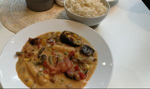 Curry at Kombinatas in Klaipeda