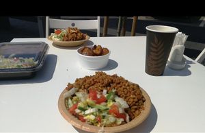 Perlinių kruopų rizoto at Kombinatas in Klaipeda