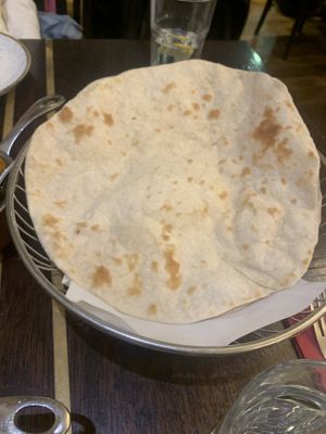 flatbread  at Mother India in Edinburgh