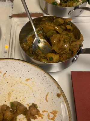 potato curry  at Mother India in Edinburgh