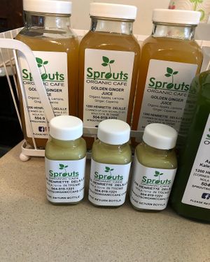 Pick up your Pressed Juice Sunday 9am - 3pm  at Sprouts Organic Cafe in New Orleans