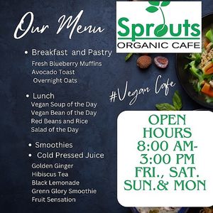 #veganLife #VeganFood #Vegan Delicious #Healthy Food  at Sprouts Organic Cafe in New Orleans
