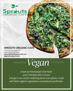   at Sprouts Organic Cafe in New Orleans