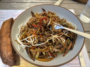 Wok tofu   at Ragazza in Punta Del Este