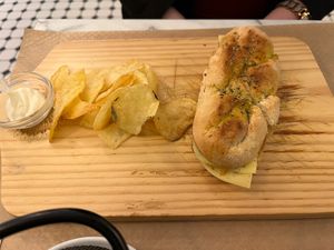 Hot dog   at Pastelaria Tupi in Porto