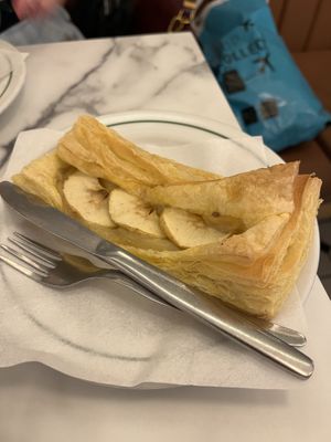 Apple pie  at Pastelaria Tupi in Porto