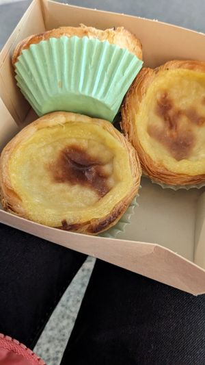 Pastel de natas at Pastelaria Tupi in Porto