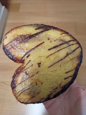 Heart shape sweet at Pastelaria Tupi in Porto