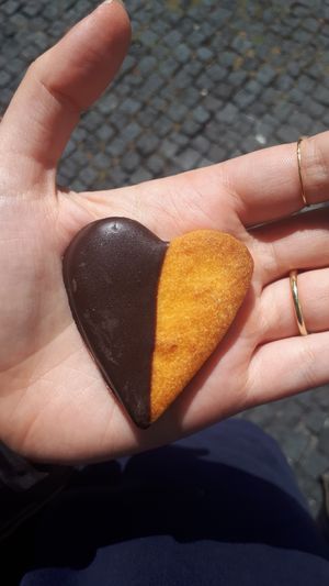 hungarian cookies (so good and nostalgic) at Pastelaria Tupi in Porto