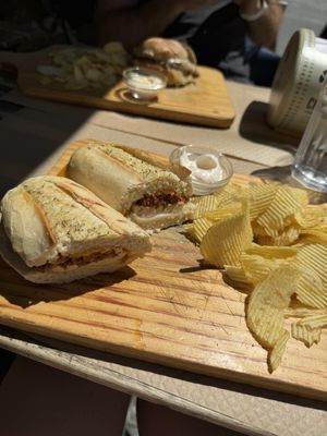 Vegan hot dog   at Pastelaria Tupi in Porto