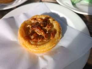 Nut pastry at Pastelaria Tupi in Porto