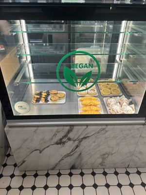 Vegan items  at Pastelaria Tupi in Porto