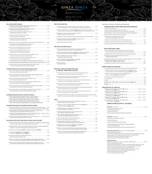 LATEST May 2021 Menu at Nhà Ginza Ginza in Istanbul