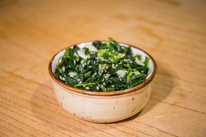 Saute Spinach at Nhà Ginza Ginza in Istanbul