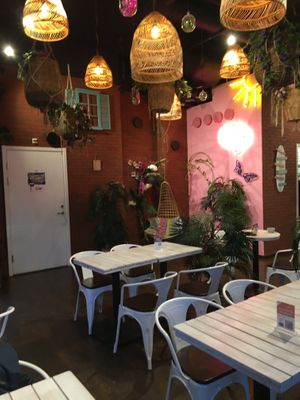 Inside at Oh Poké in Stockholm