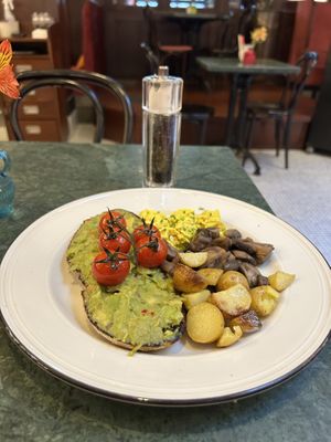 vegan breakfast  at Bewley's in Dublin