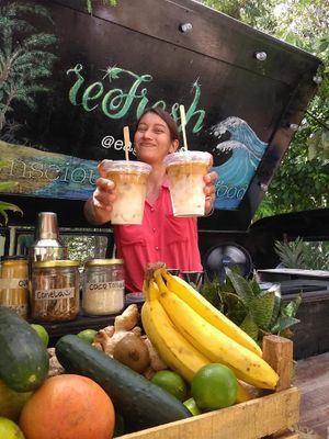 Coffee to-go at Liefs in Tulum