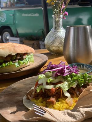 Sandwich and Taco at Liefs in Tulum