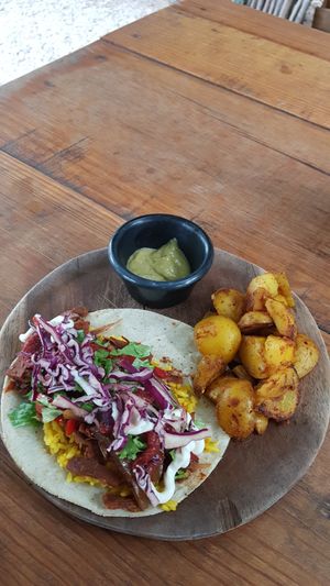 Taco at Liefs in Tulum