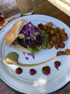 Mushroom sandwich  at Liefs in Tulum