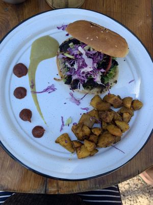 Mushroom sandwich  at Liefs in Tulum