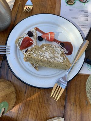 Banana cake  at Liefs in Tulum