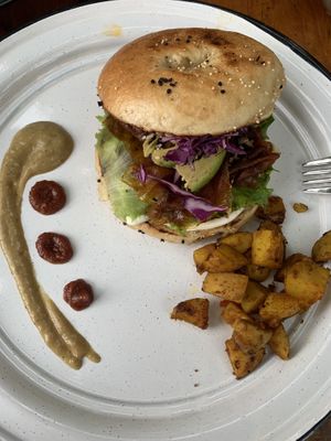 Burger  at Liefs in Tulum