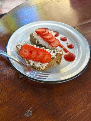 Banana breadd  at Liefs in Tulum