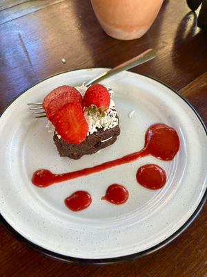 Brownie!!! Perfect😋  at Liefs in Tulum