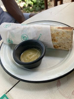 Liefs burrito at Liefs in Tulum