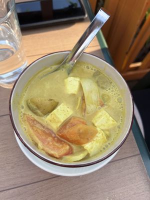 Yellow curry   at Kaosamai in Seattle