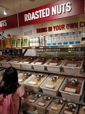 Roasted nuts at Scoop Wholefoods - Great World in Central Singapore
