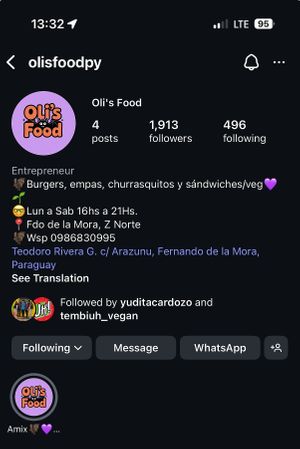 Update from their instagram page.  at Oli's Food in Fernando De La Mora