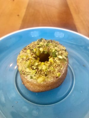 Mini pistachio donut at Projeto Acai in Dubai